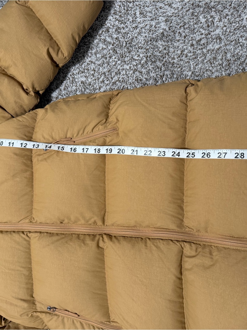 The North Face Women's almond butter Glacier Basin Parka with detachable scarf M - Picture 11 of 12
